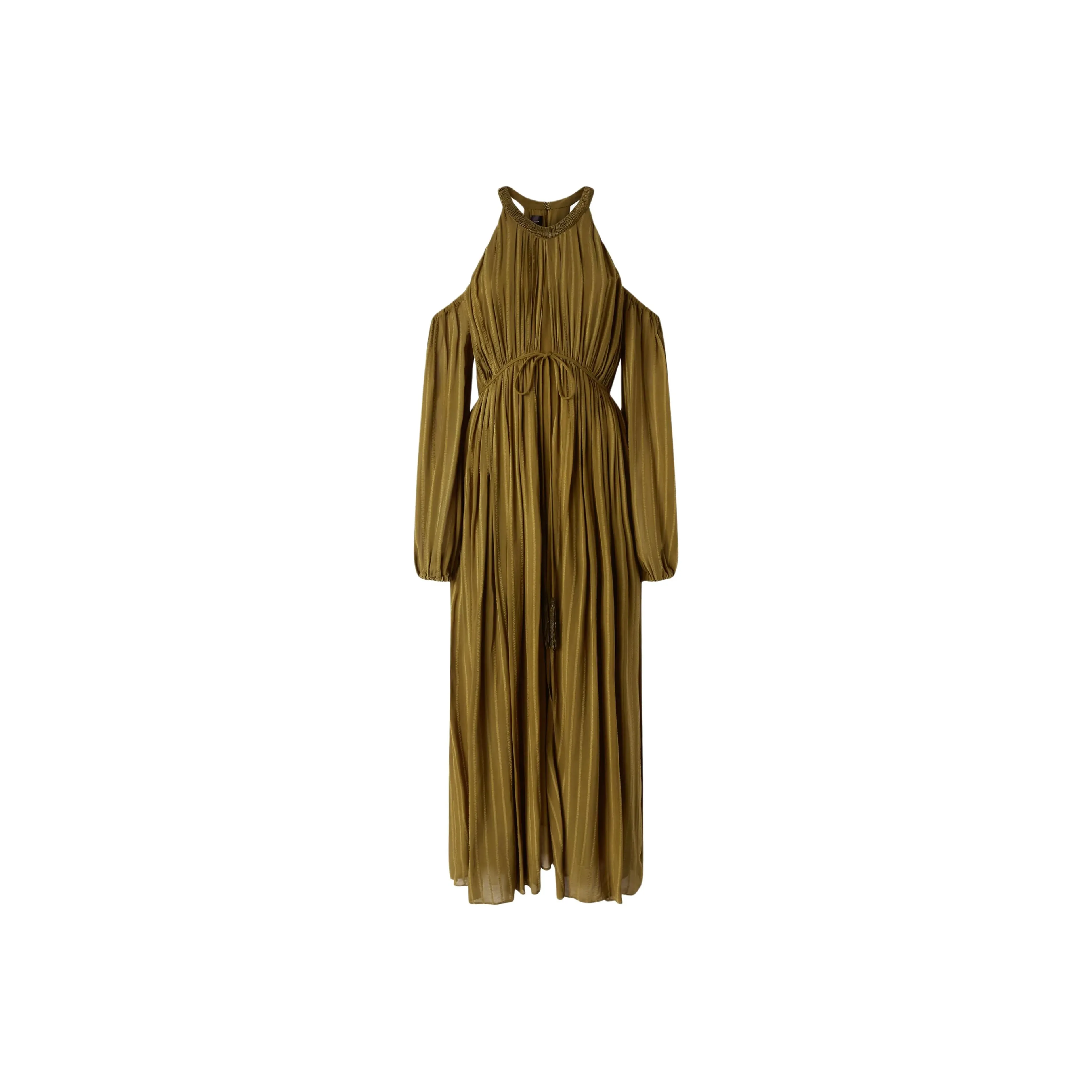 PINKO Long Sleeved Dress Women's Green