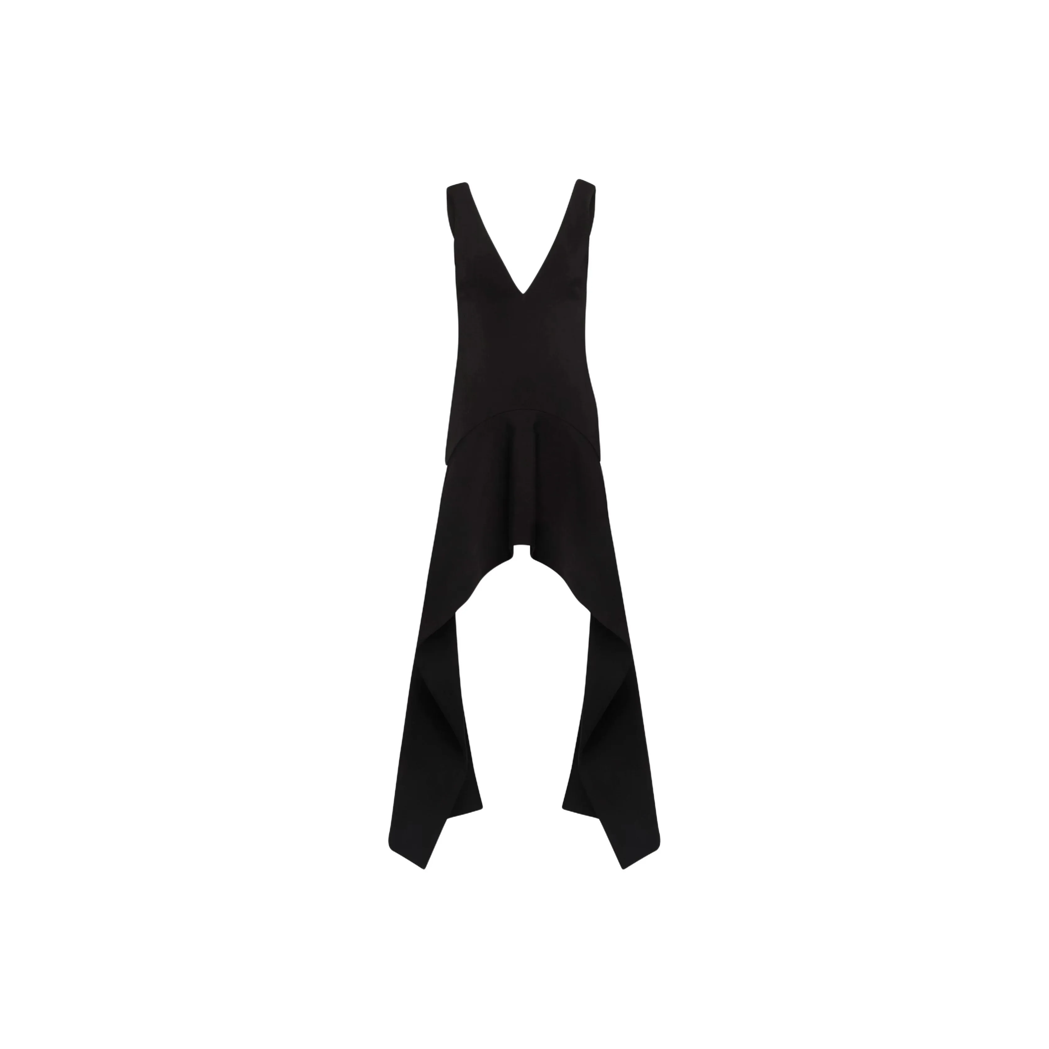 JW Anderson V neck Draped Mini Dress