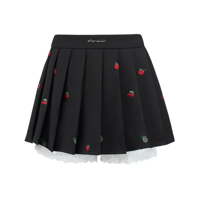 AYF Casual Short Skirts Women's Black