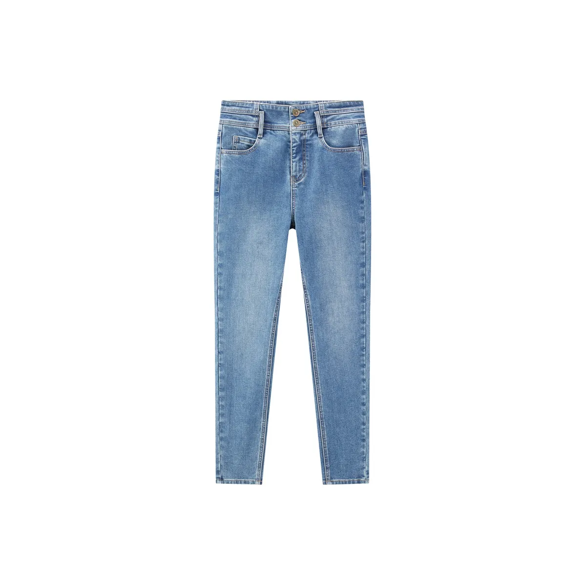 LEDIN Jeans Women's Faded Denim Blue