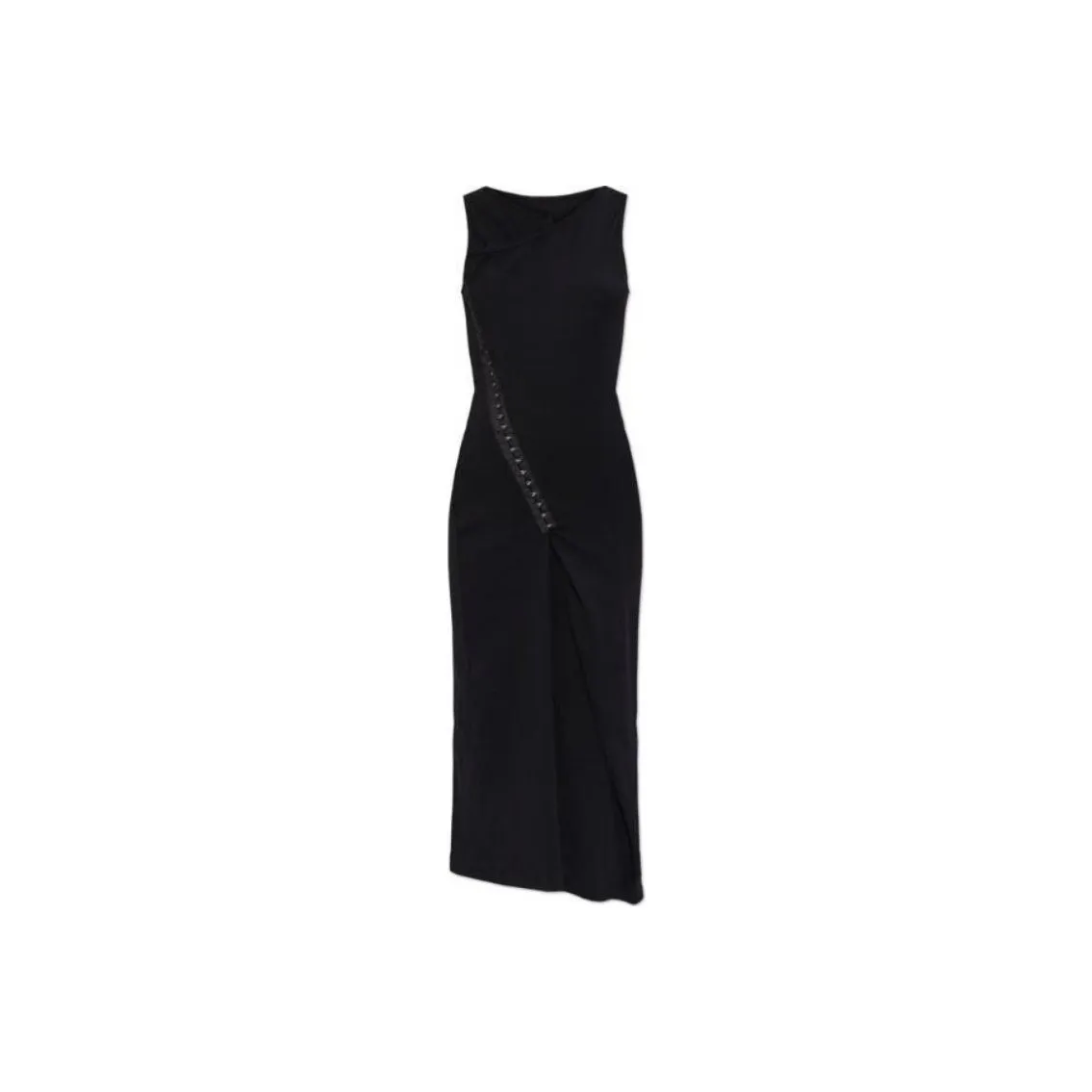 MM6 Maison Margiela Sleeveless Asymmetric Midi Dress