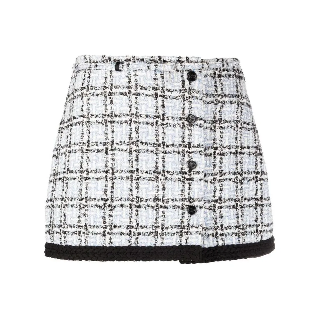 Maje Синие Женские Повседневные Короткие Юбки