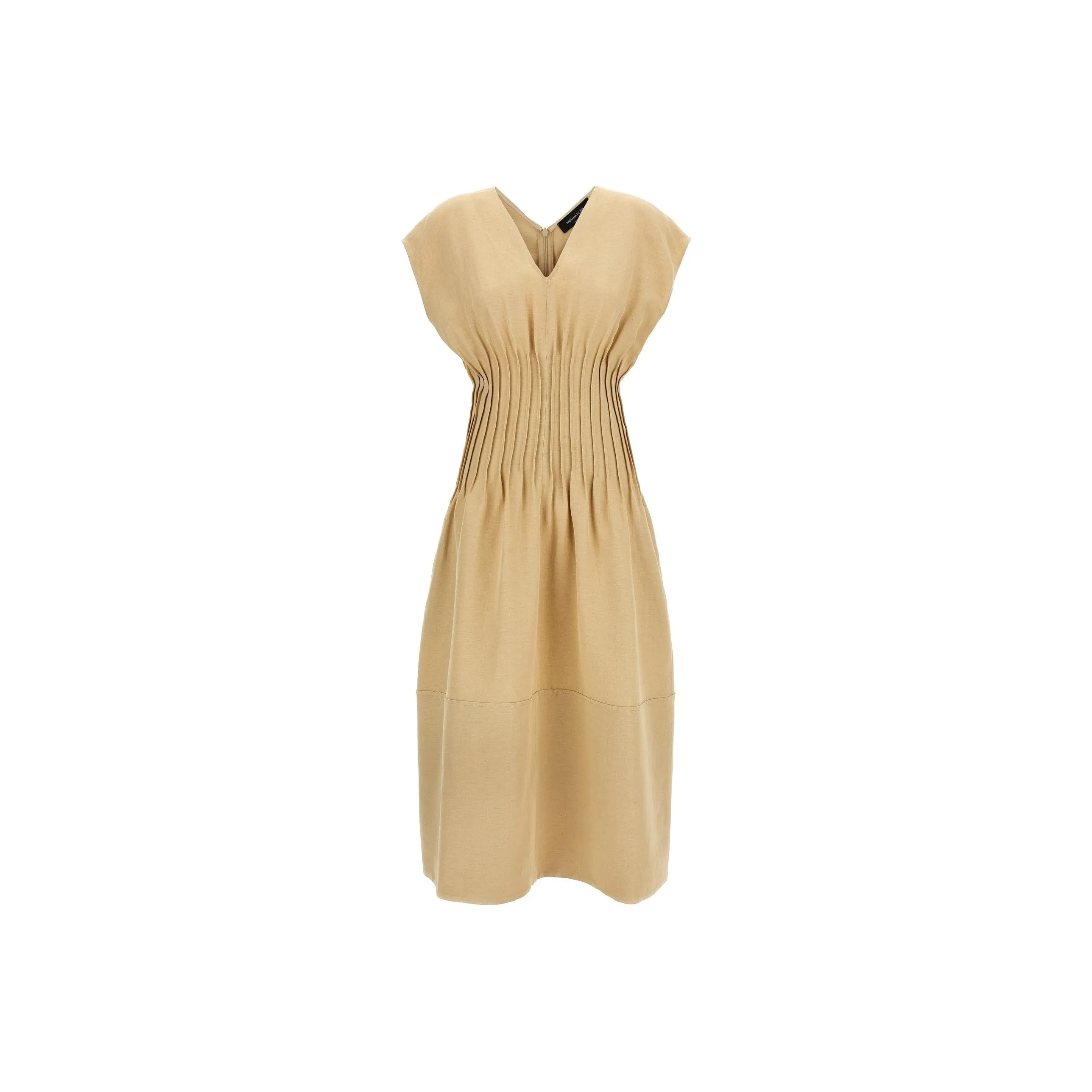 Fabiana Filippi Fitted Waist Sleeveless Dress
