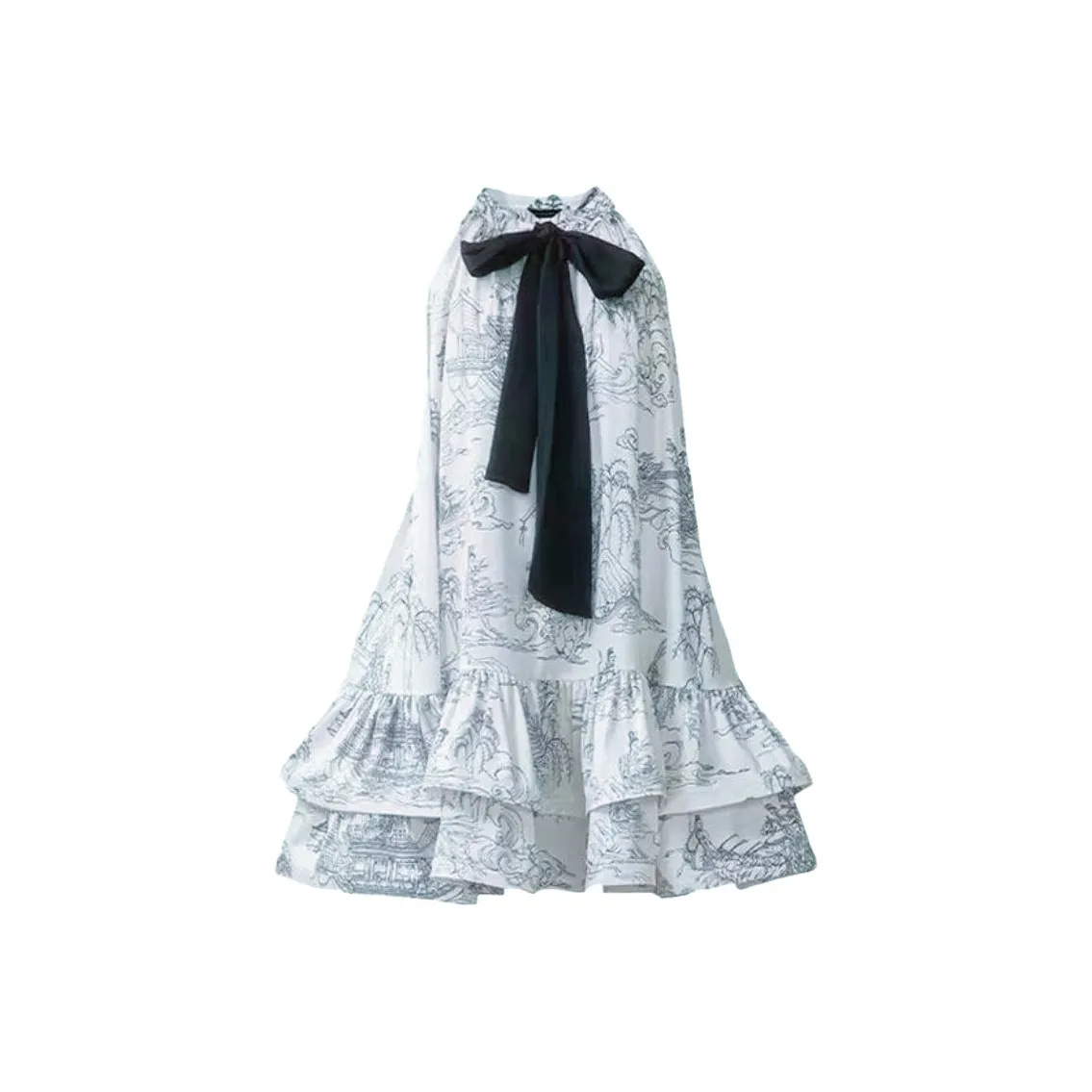 VKXOW Без рукавов Платье Женское Белое