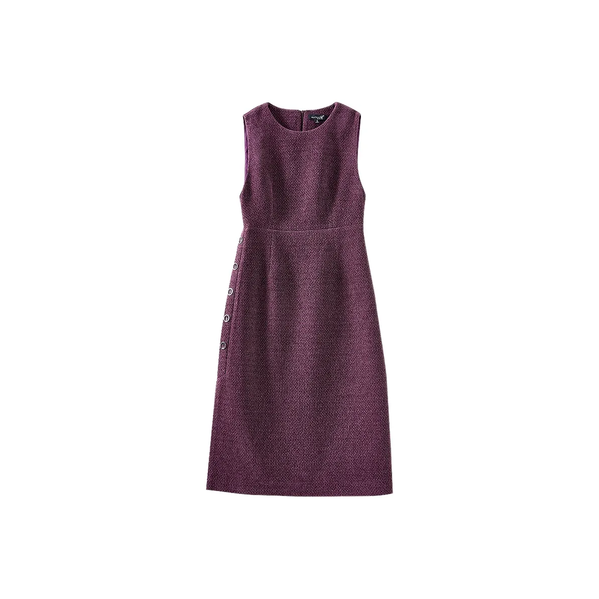 OUNIXUE Без рукавов Платье Женское Фиолетовое