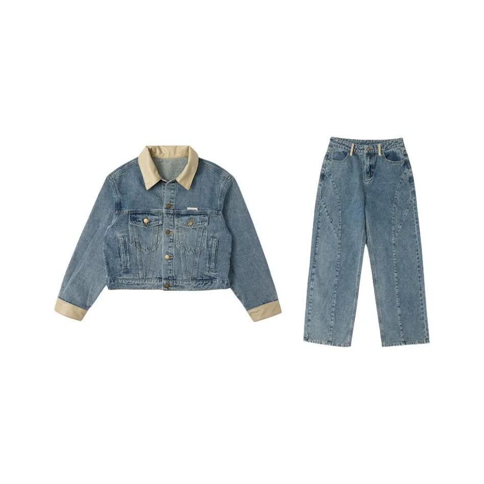 RA&RN Синий Женские Повседневные Костюмы