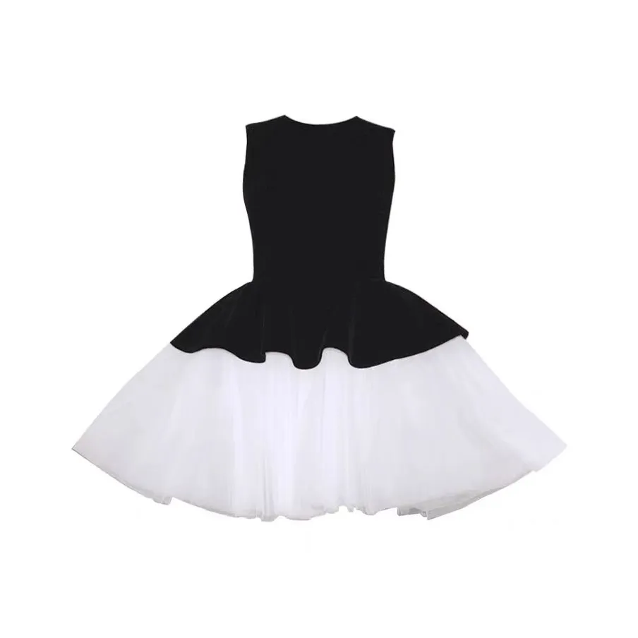 PLAY BUSH Без рукавов Платье Женское Черное