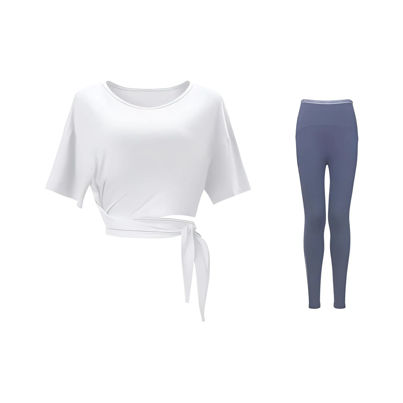 Sumday Athletics Casual Suits Women's Pure White+Dark Purple