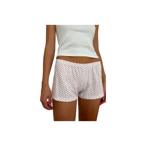 Brandy Melville Белые Женские Спортивные Шорты