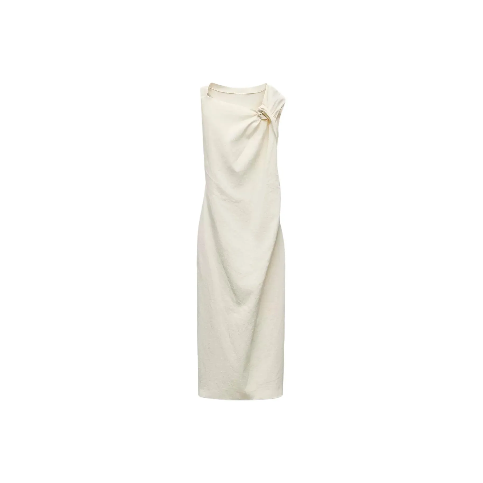 ZARA Sleeveless Dress Women's White