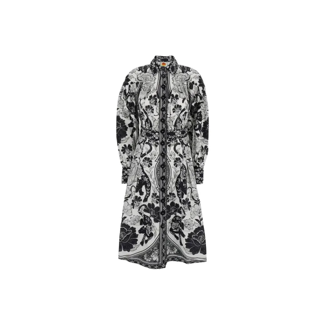 Farm Rio Floral Shirt Dress