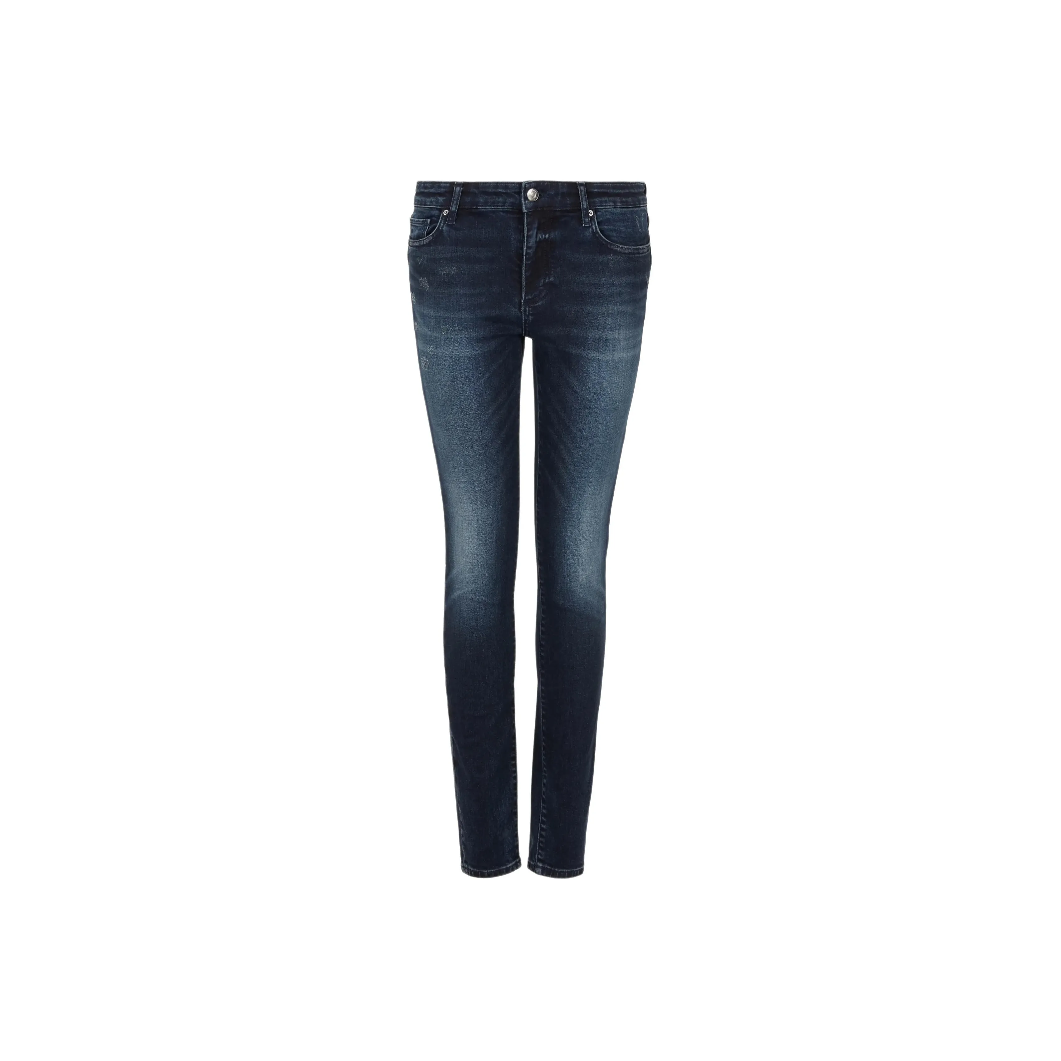 ARMANI EXCHANGE Logo appliqué Whiskering effect Skinny cut Jeans