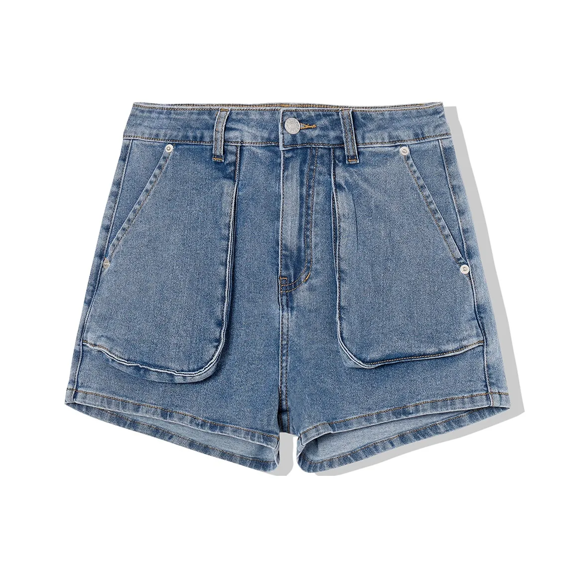 LA CRAWFISH Denim Shorts Women's Denim Blue