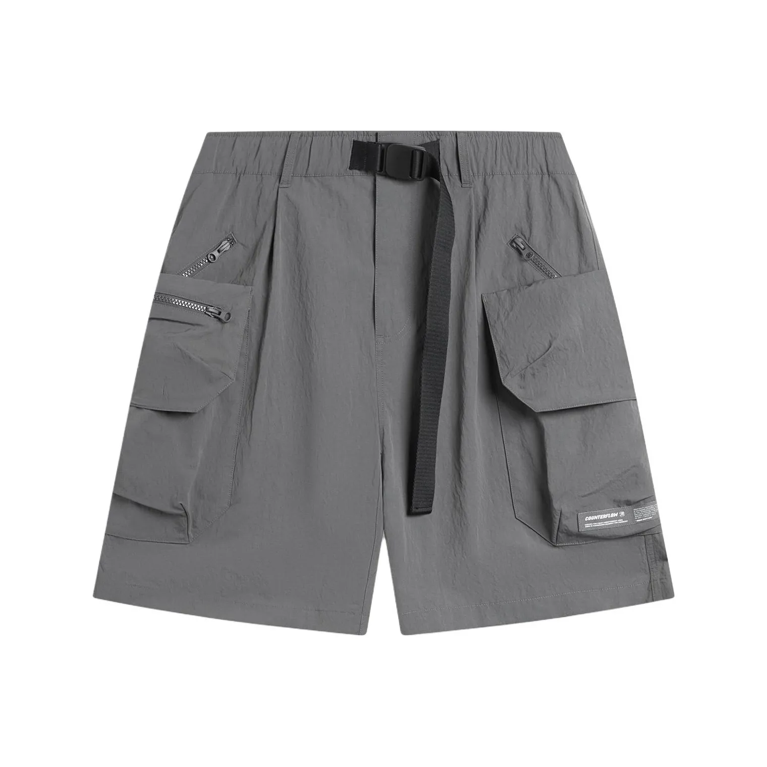 LiNing CF Tracing Sports Shorts Women's Thunderstorm Gray