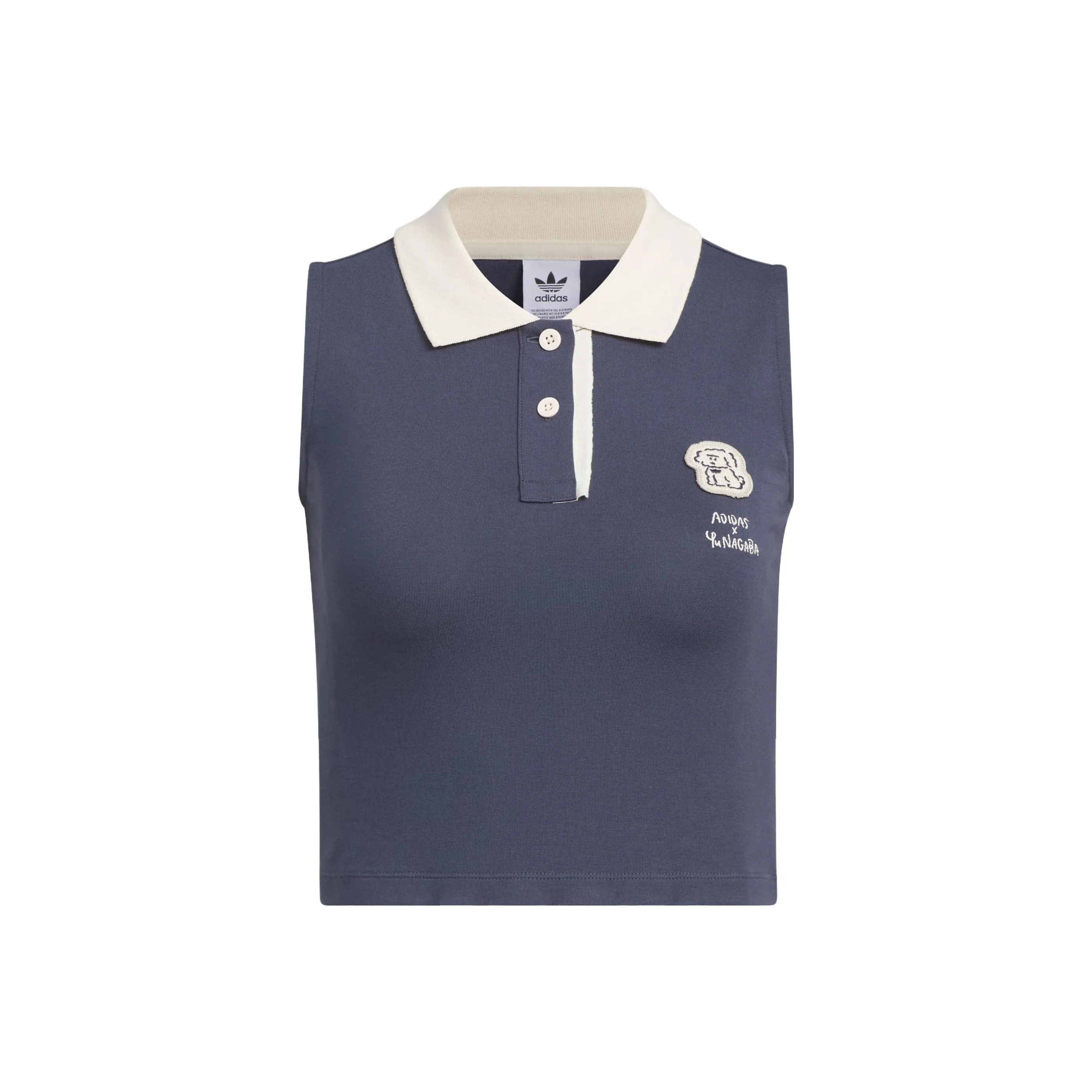 Adidas Originals Adidas X Yu Nagaba SS23 Co branded Series Sleeveless Sports Shirts Women's Navy Blue