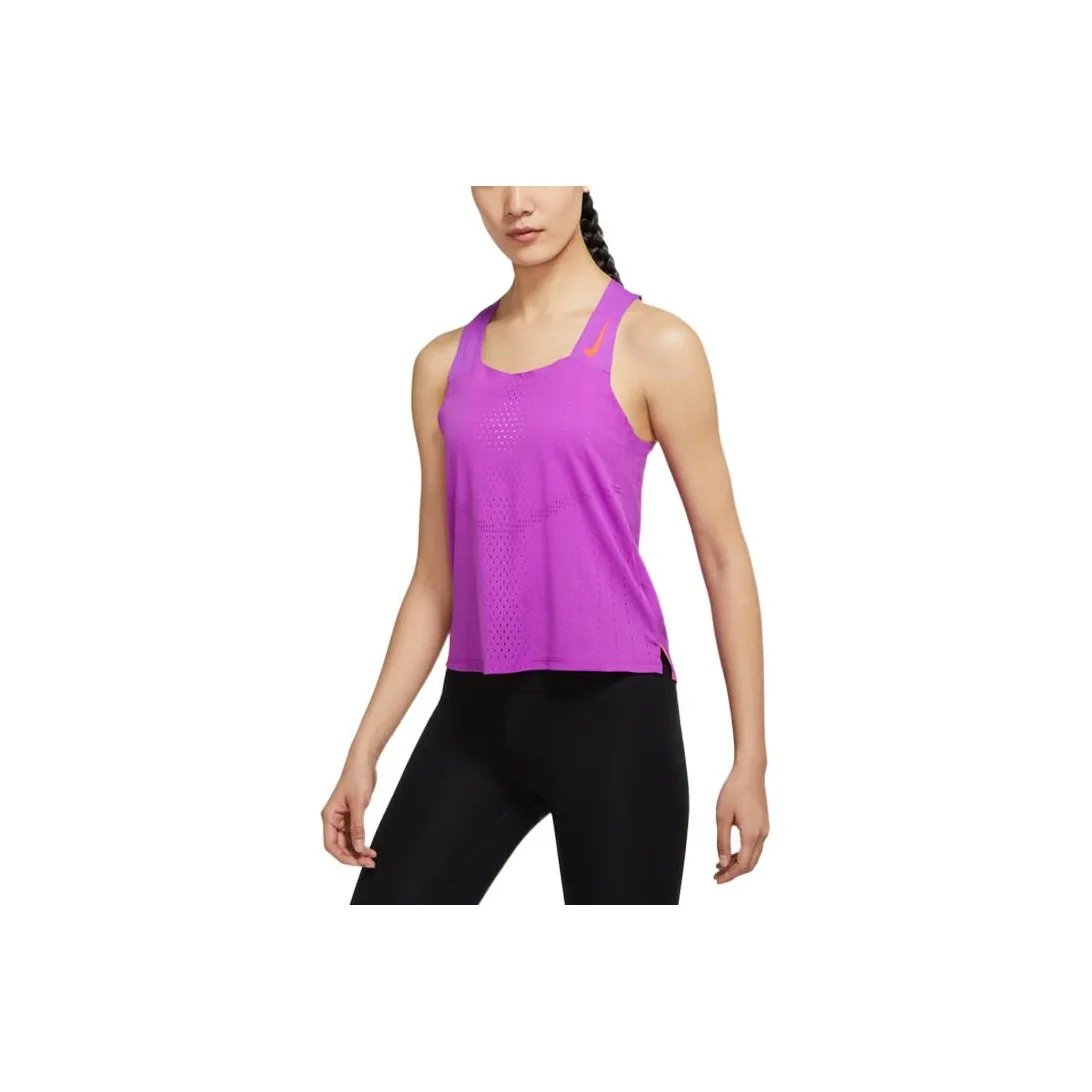 NIKE Фиолетовый Женские Спортивные Майки Без Рукавов