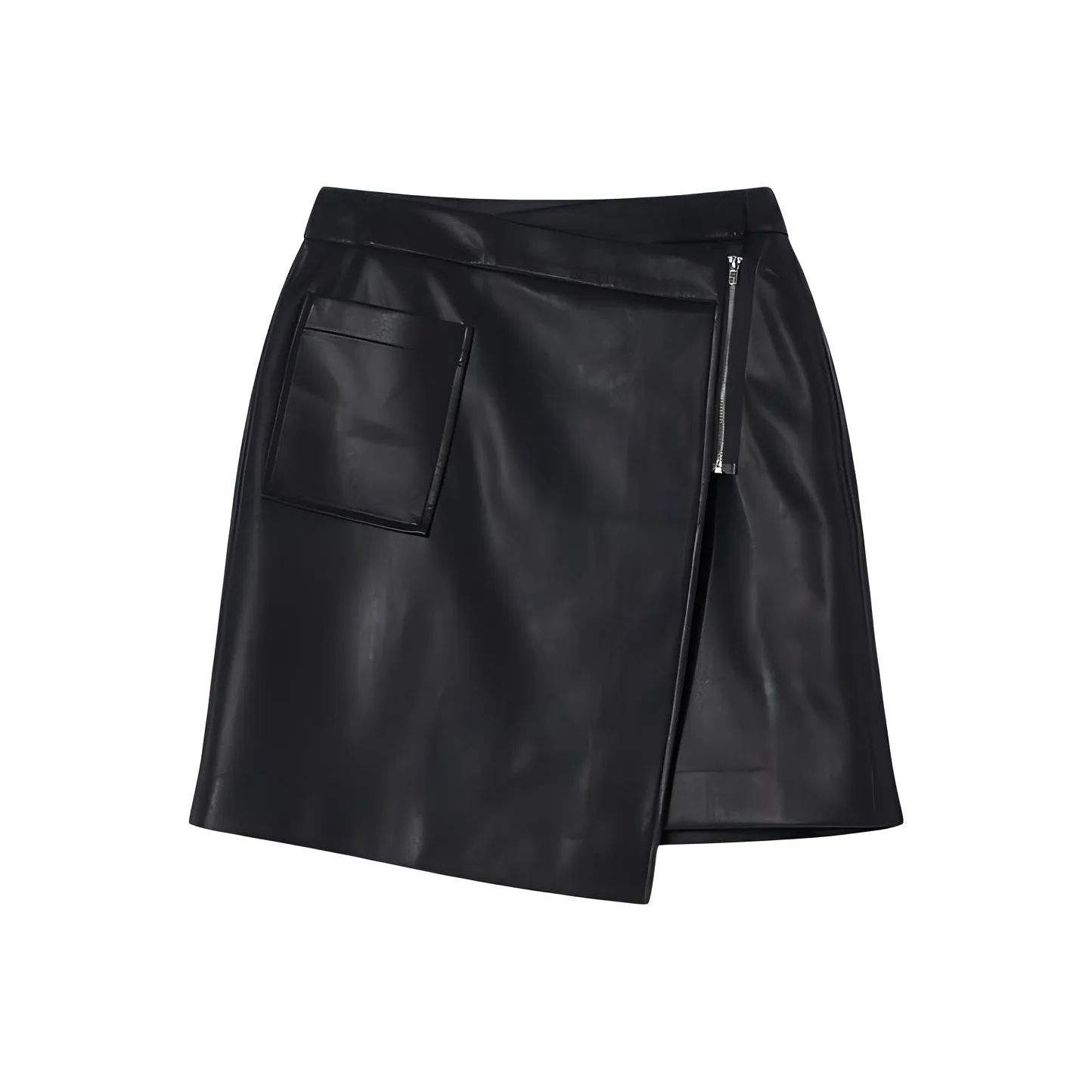Goodland Leather Short Skirts Women's Black