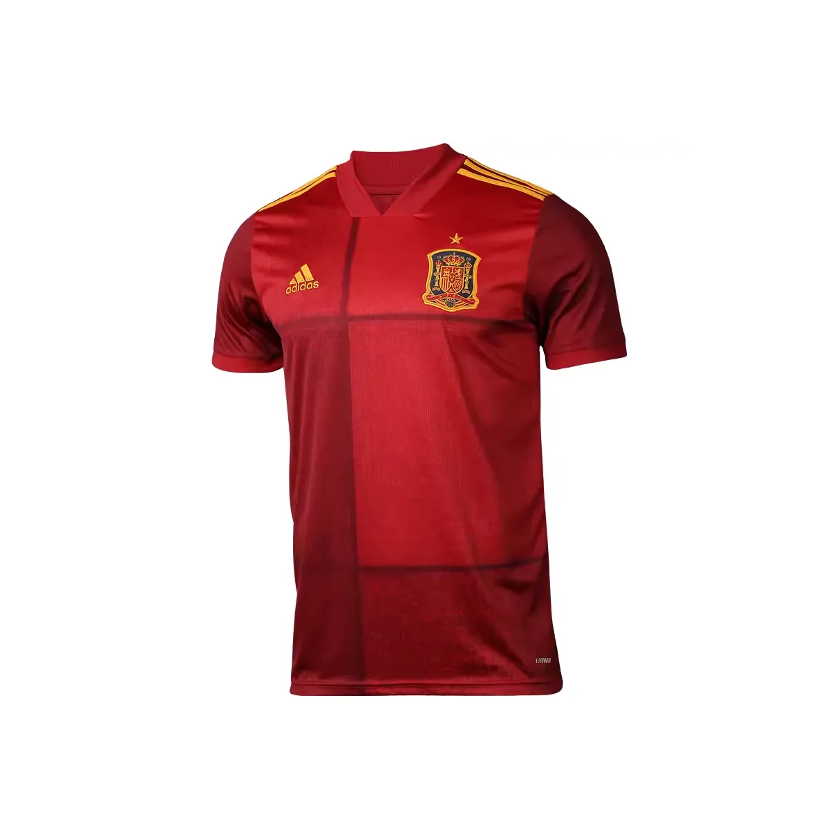 Adidas Красный/Желтый Унисекс Футболка