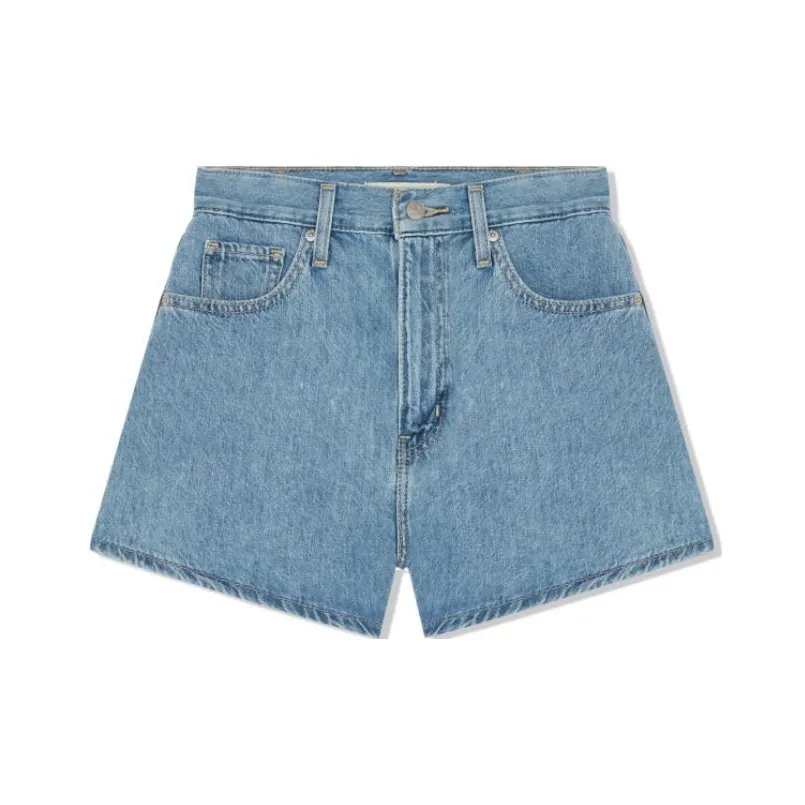 Levis Синие Женские Джинсовые Шорты