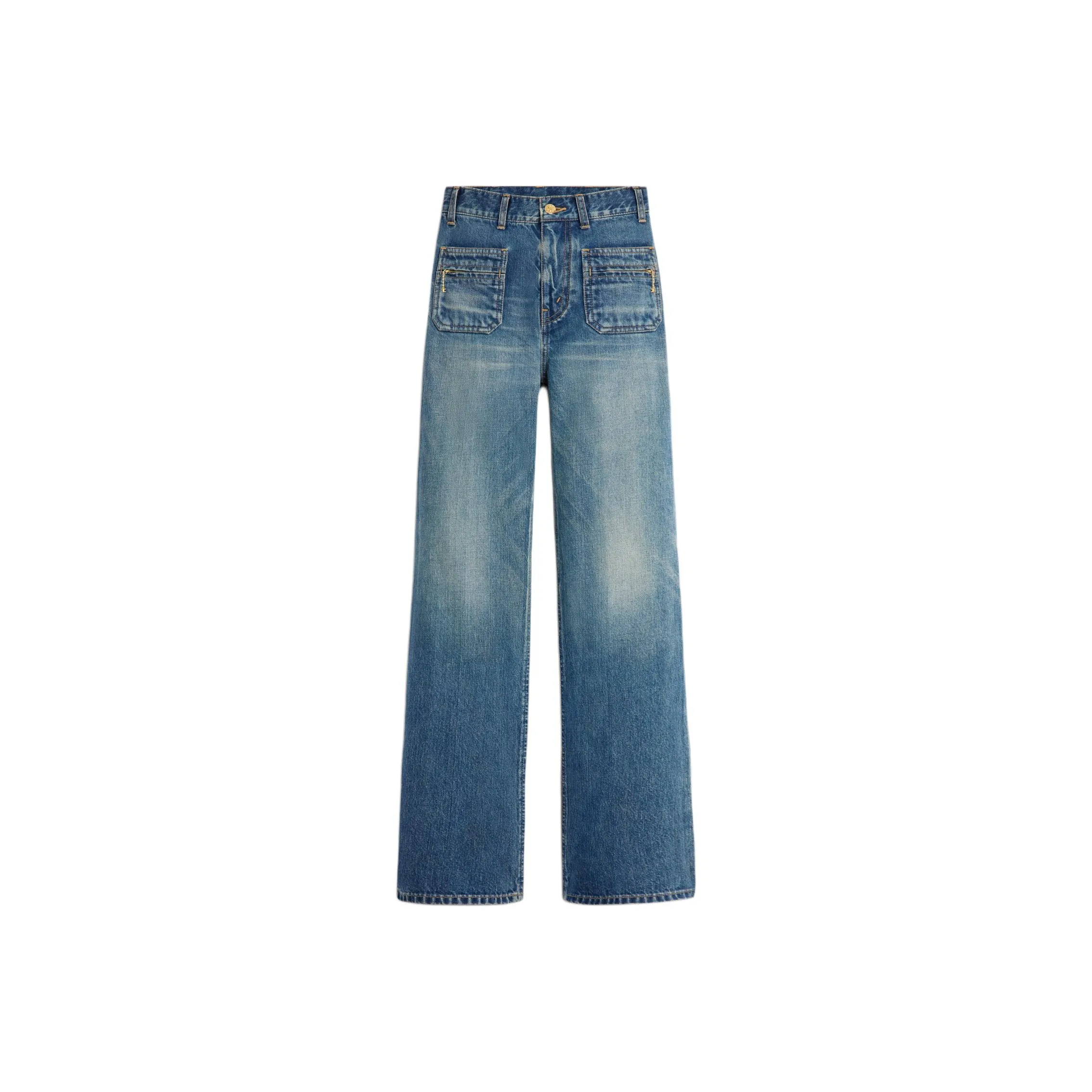 CELINE Jane Jeans In Electric Sky Wash Denim