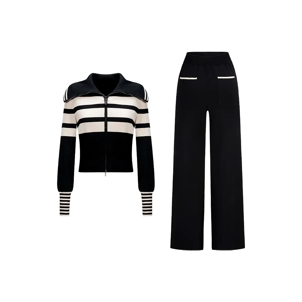 CHICHY CHICHY Size Sister Series Casual Suit Women's Black