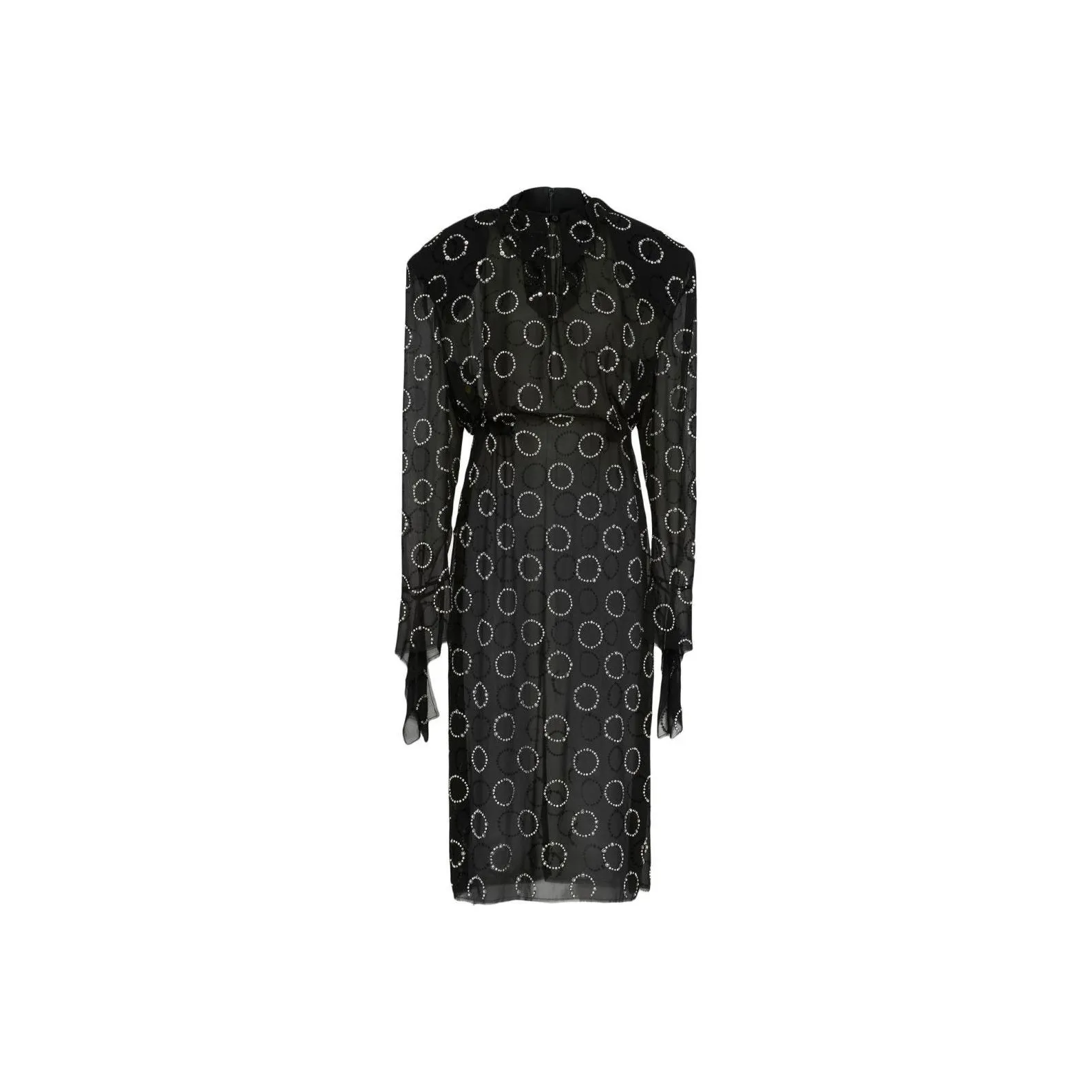 PRADA SS24 Long Sleeved Dress Women's Black
