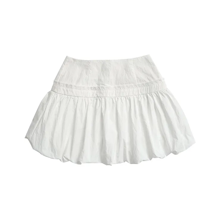 Fuccykee Повседневные короткие юбки Женские Белые