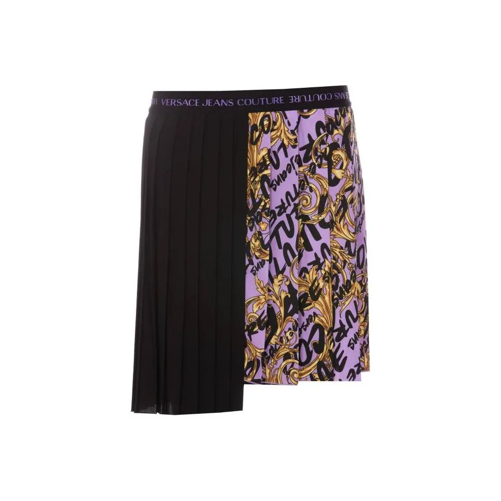 VERSACE JEANS COUTURE FW22 Casual Short Skirts Women's Purple