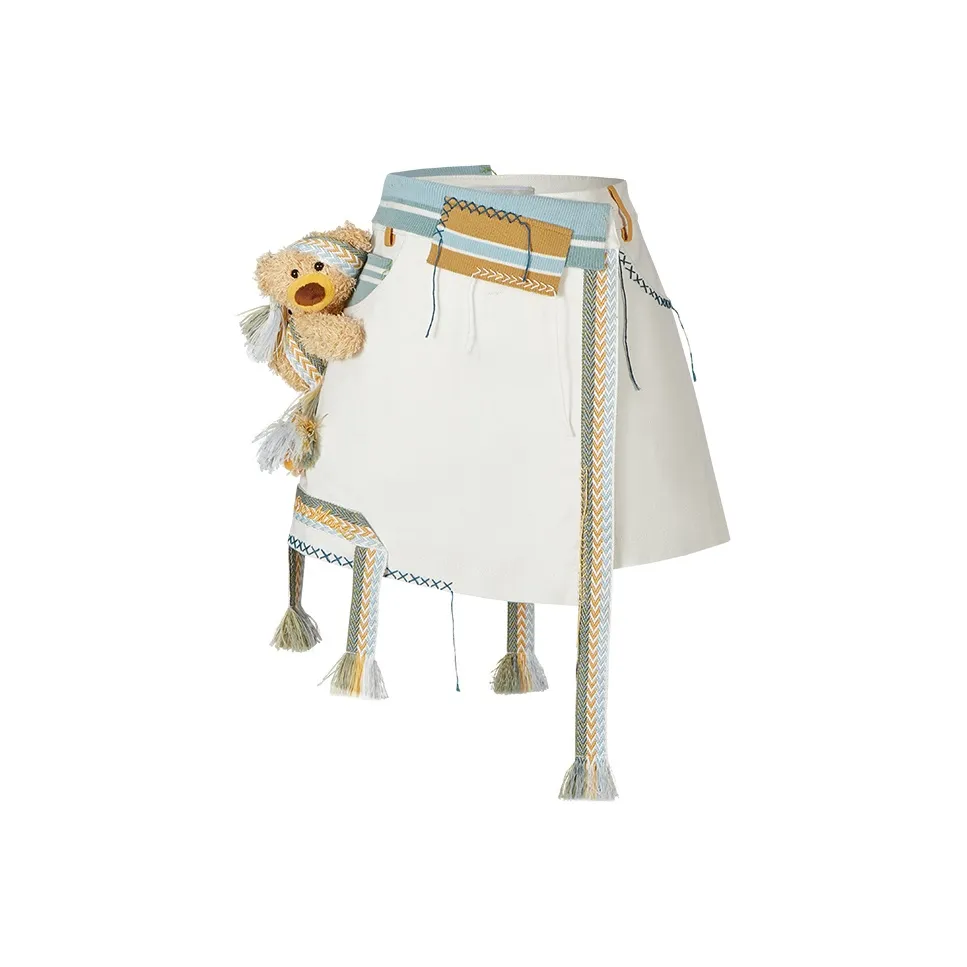 13 DEMARZO Короткая Юбка Женская Белая