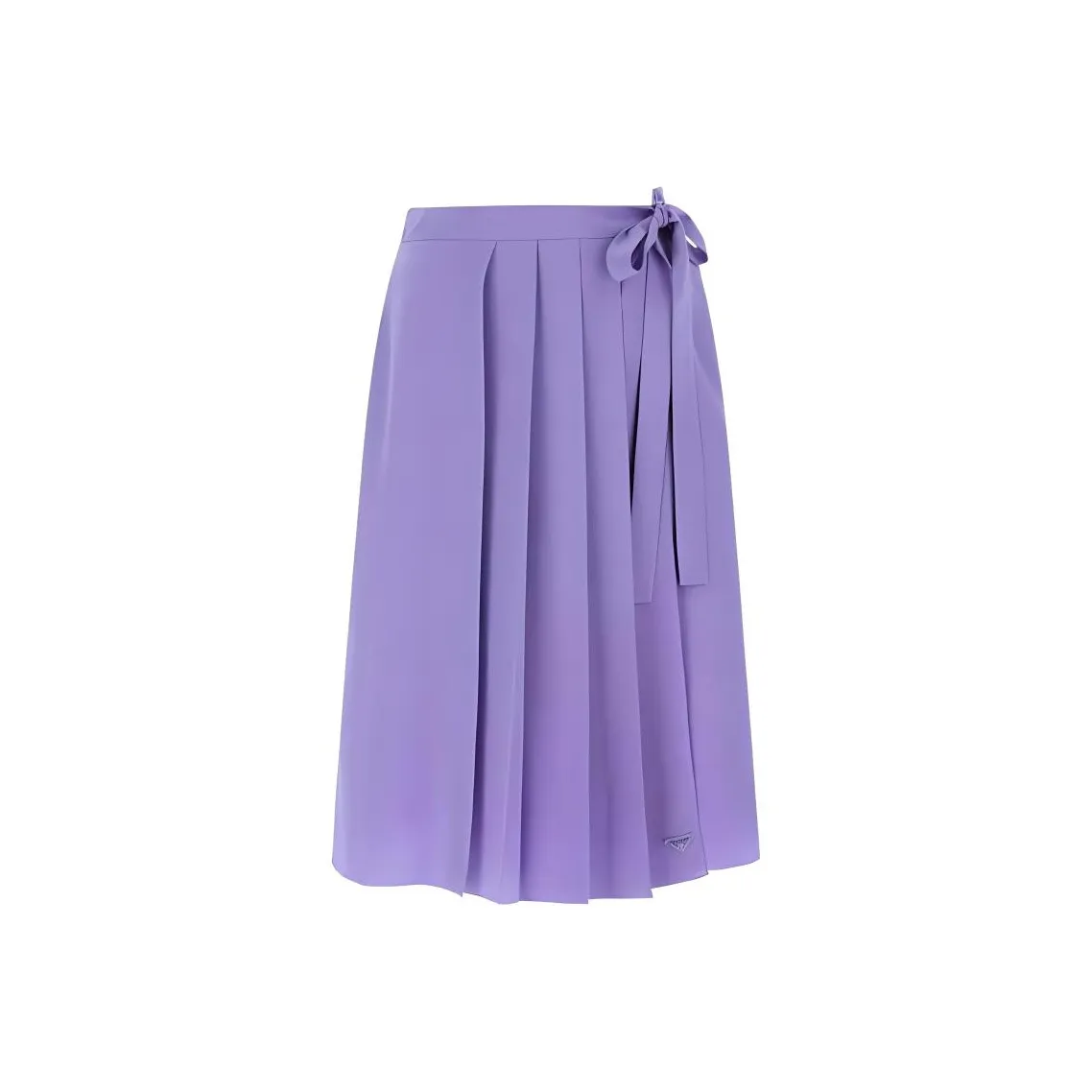 PRADA Pleated Wraparound Skirt