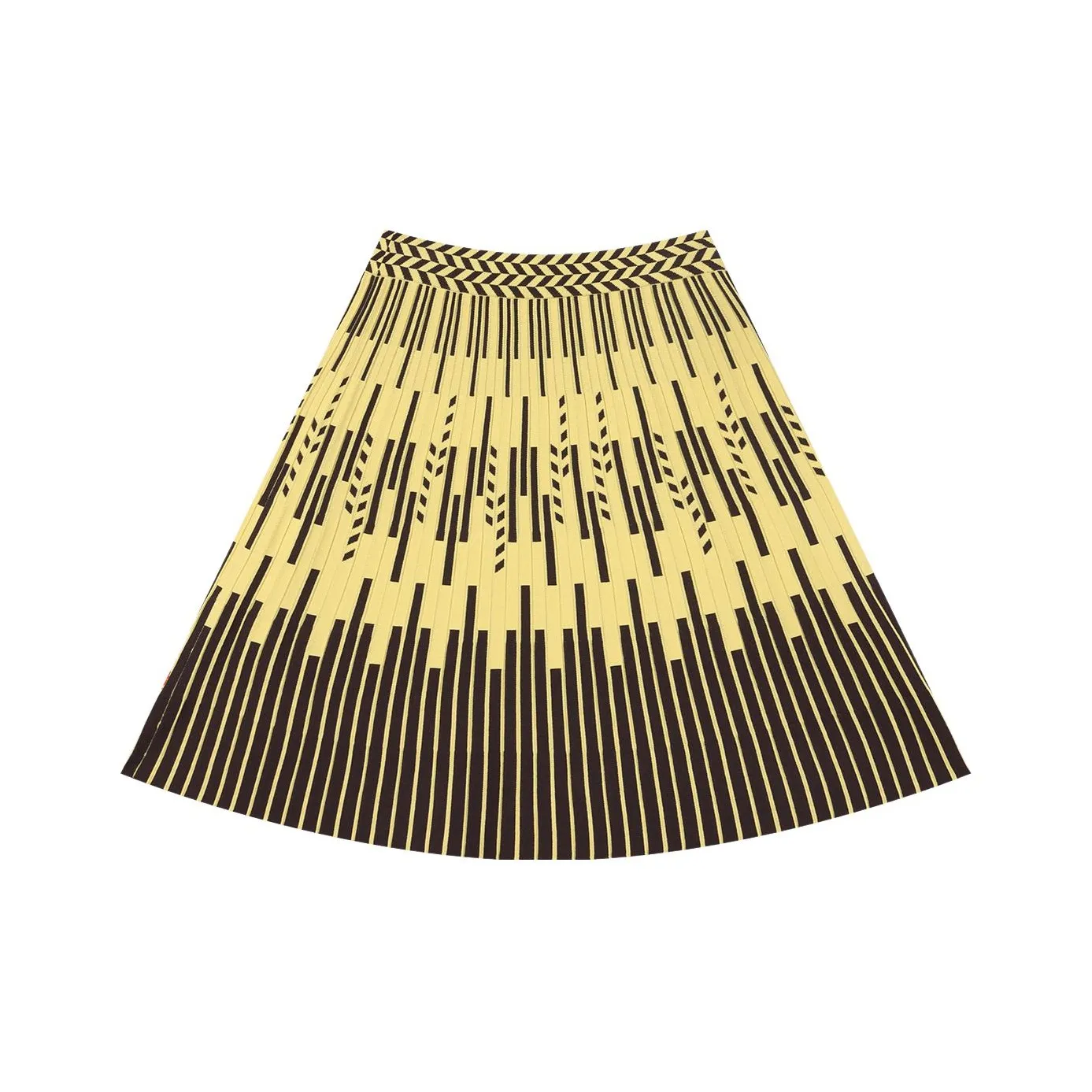 FILA Casual Long Skirts Women's Brown Yellow