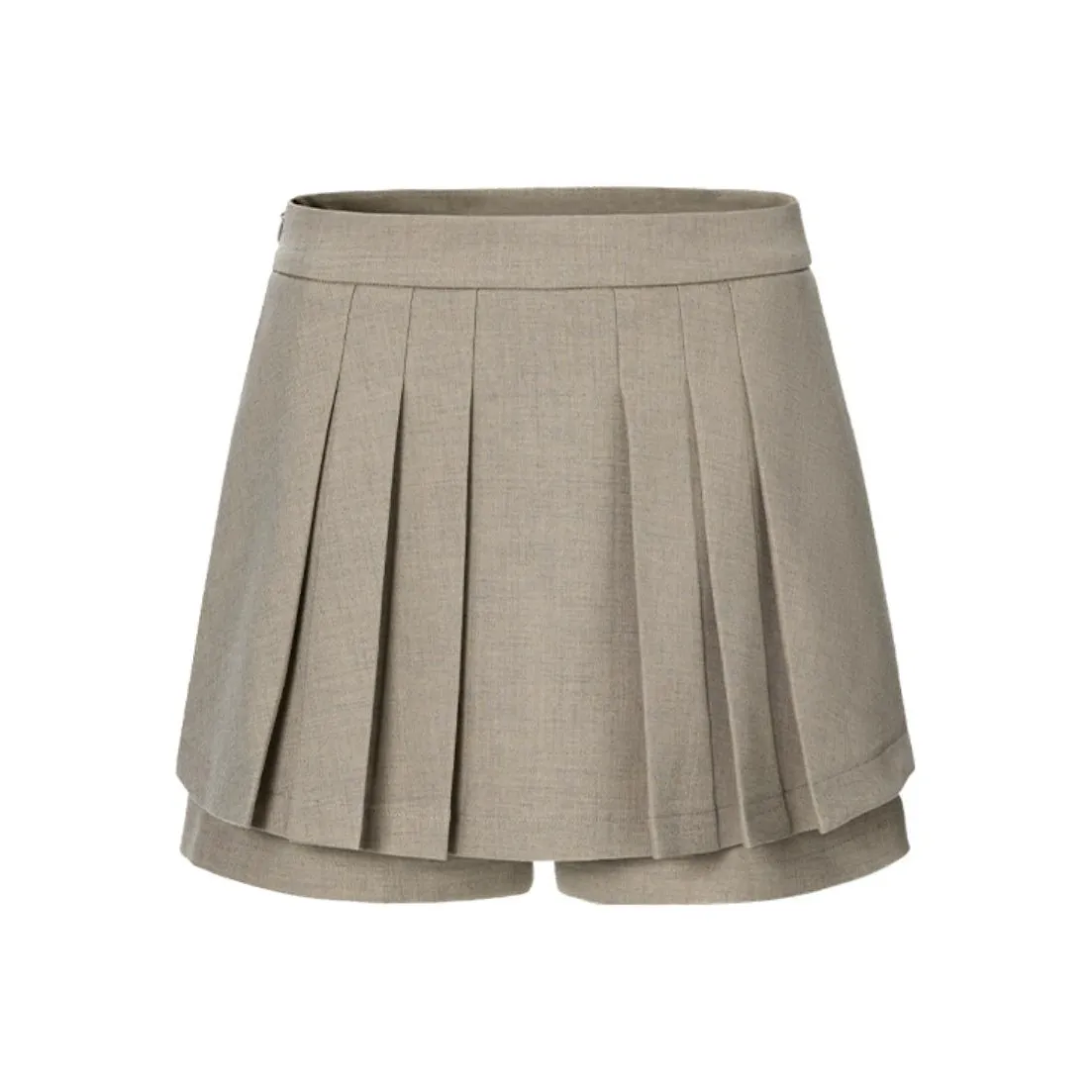 TAMMY TANGS Повседневные короткие юбки Женские Серый Зеленый