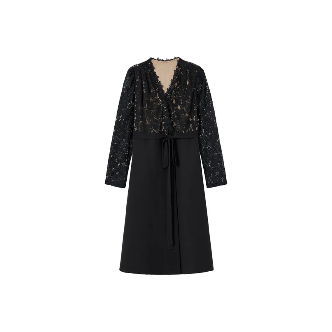 NINE WEST Long Sleeved Dress Women's Black