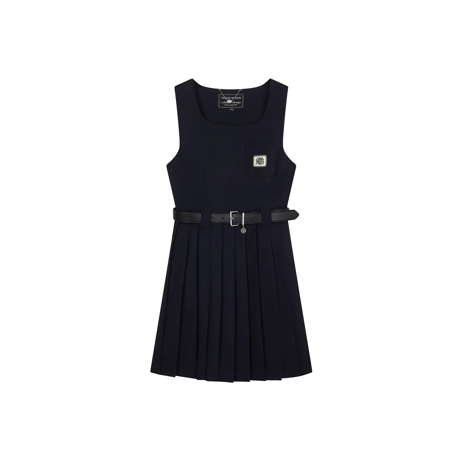 Teenie Weenie Sleeveless Dress Women's Navy Blue
