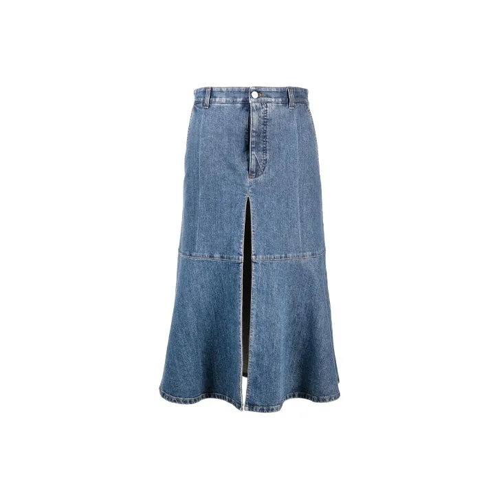 STELLA MCCARTNEY Синие Женские Джинсовые Короткие Юбки