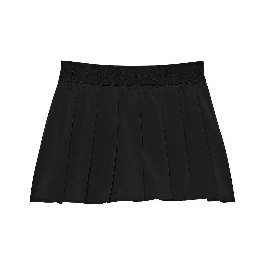 Victoria's Secret PINK TECH STETCH PLEATED TEN/Black Casual Short Skirts Women's Black