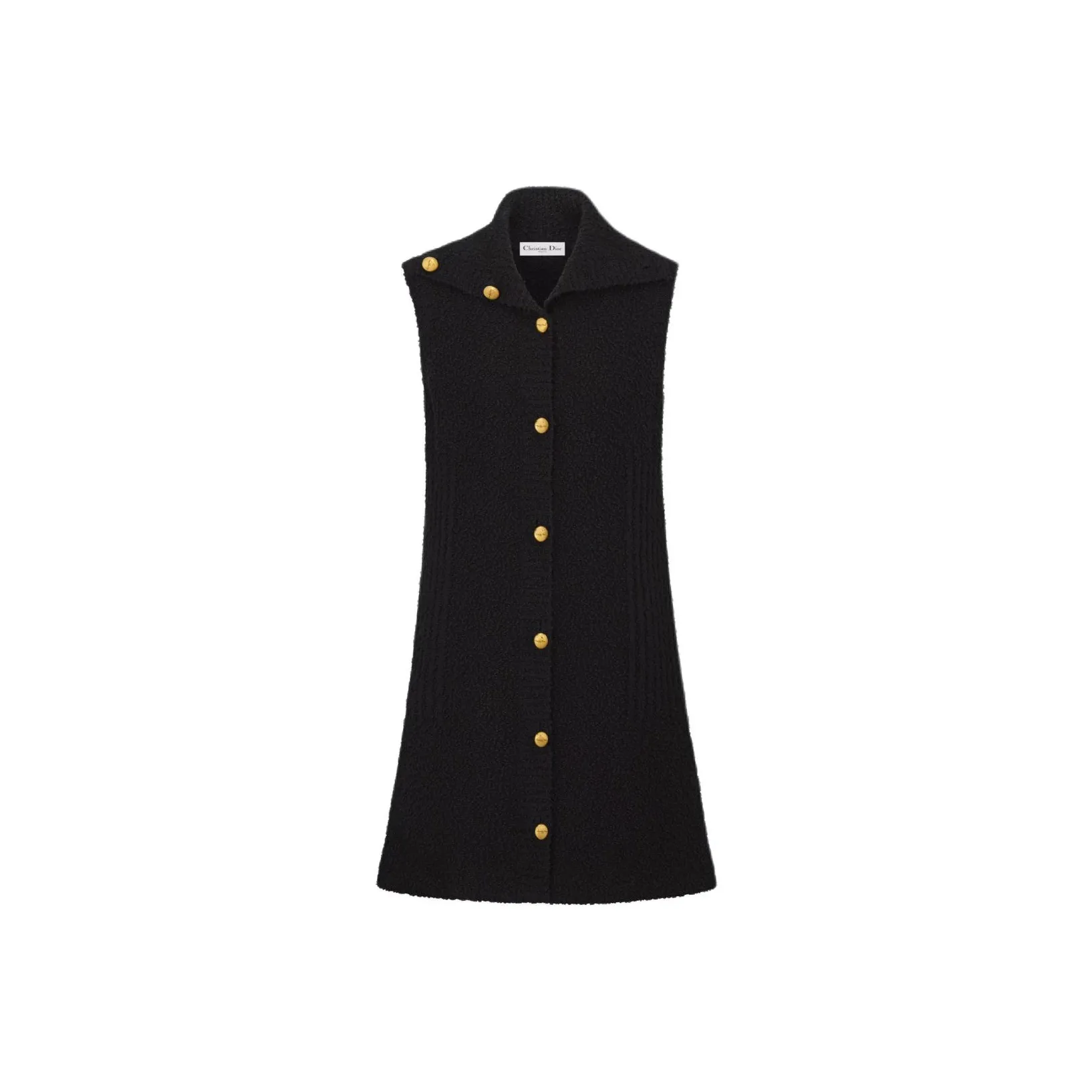 DIOR FW24 Sleeveless Dress Women's Black