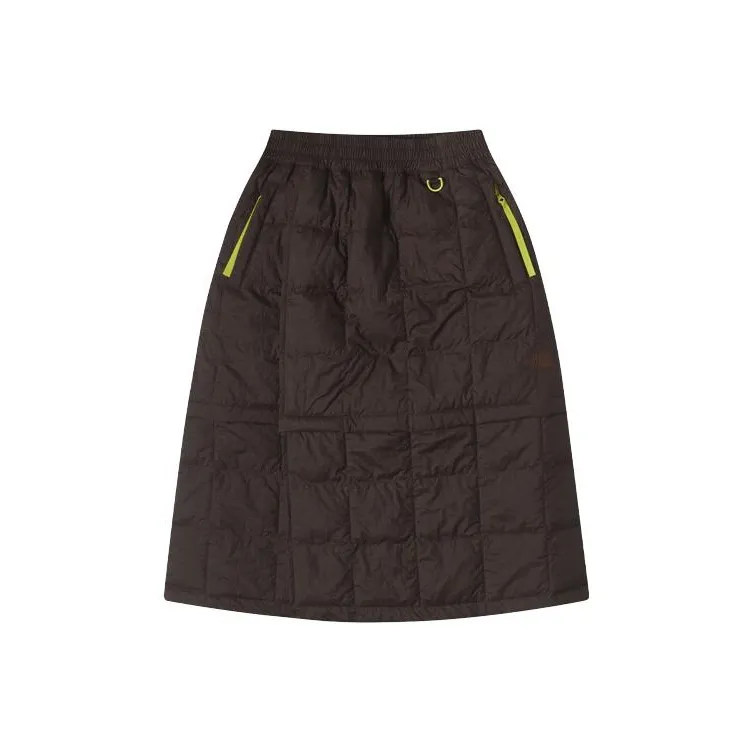 The North Face Коричневая Женская Повседневная Длинная Юбка