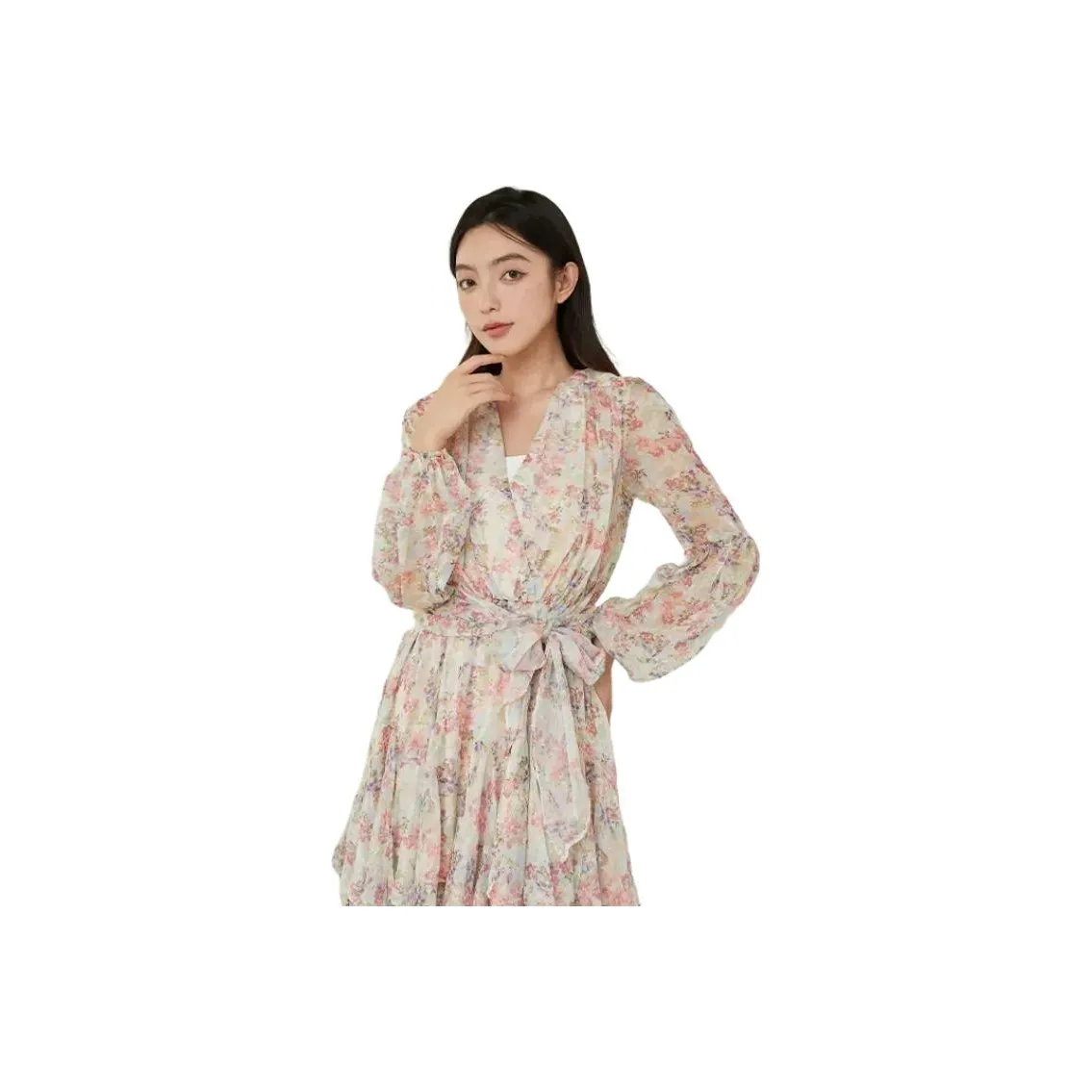 ELLIATTCOLLECTIVE Цветочное платье Женское Многоцветное