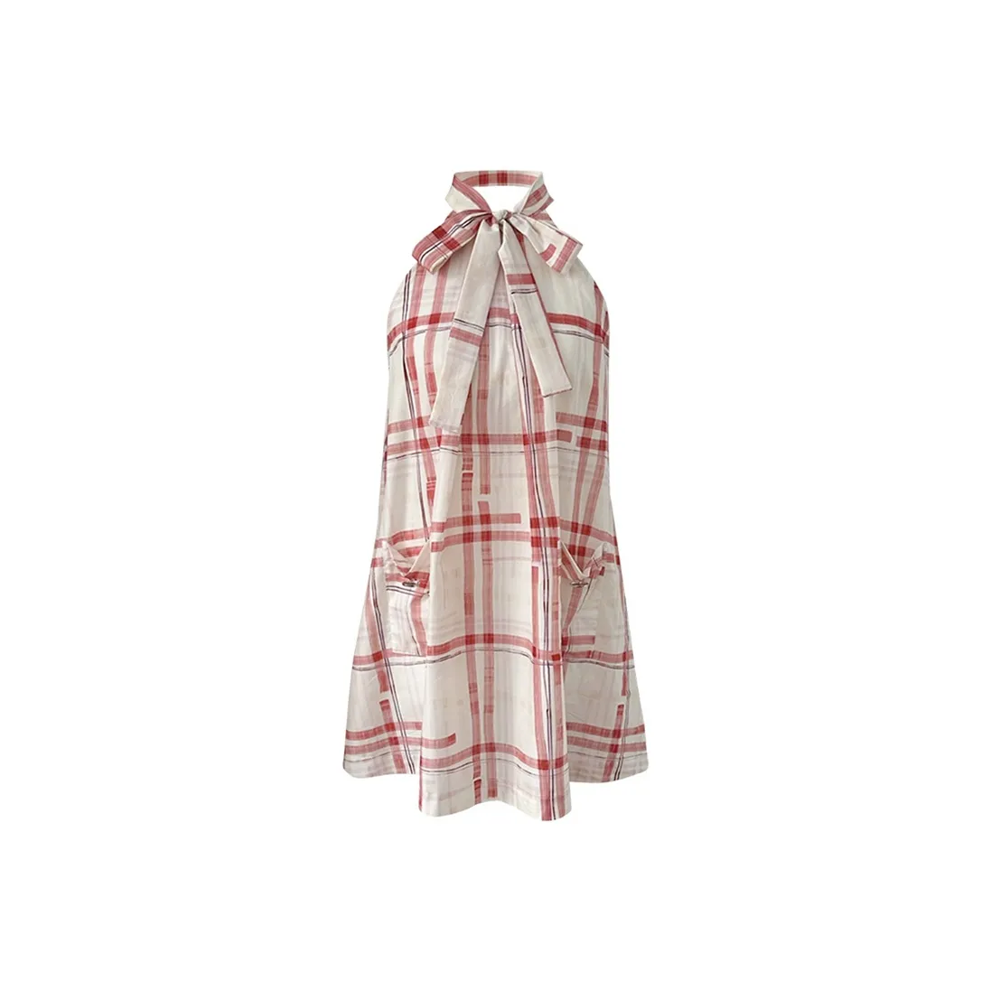 MITX Летнее Безрукавное Платье Женское Красное