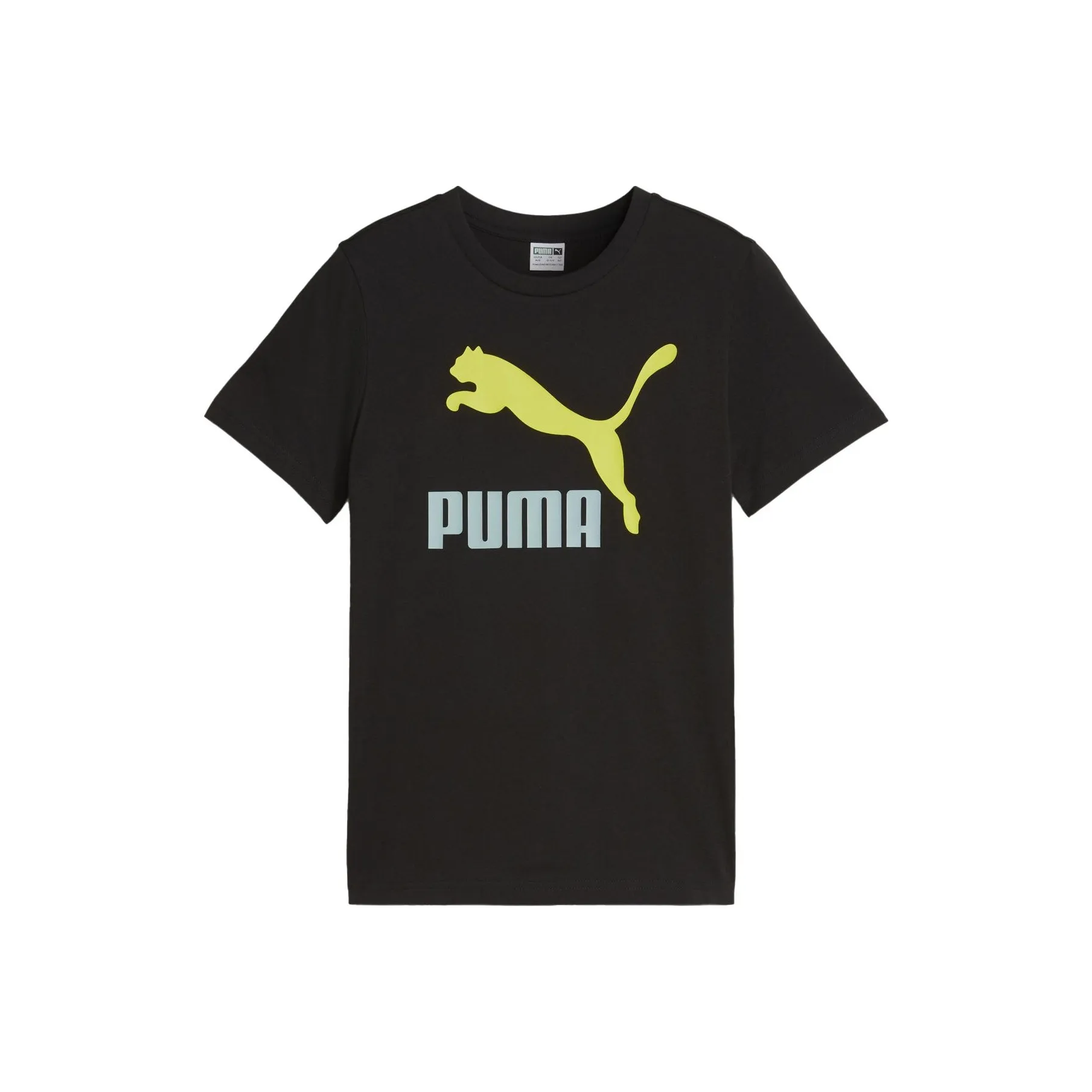 PUMA CLASSICS T-Shirt Черный Тропический Озерно-голубой Детский