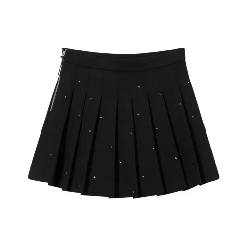 URLAZH Черные Женские Повседневные Короткие Юбки