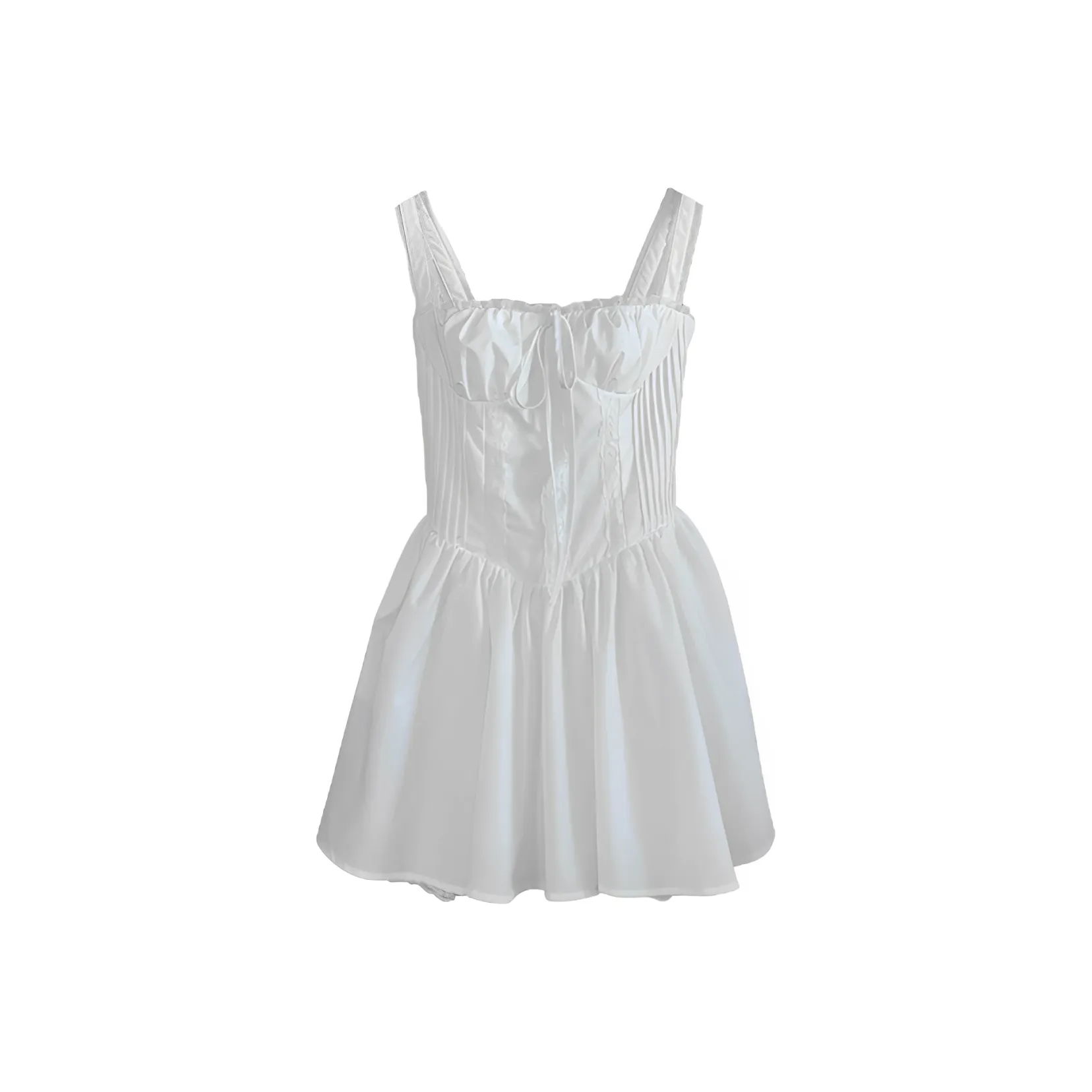 ARIADNAW STUDIO Slip Платье Женское Белое