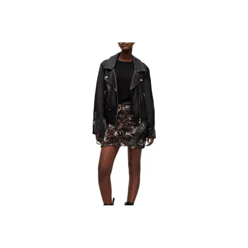 ALLSAINTS Коричневый Женские Повседневные Короткие Юбки