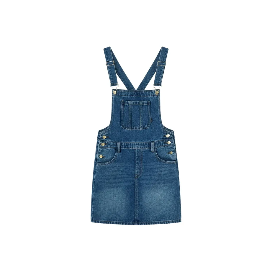 E.land Sleeveless Dress Women's Denim