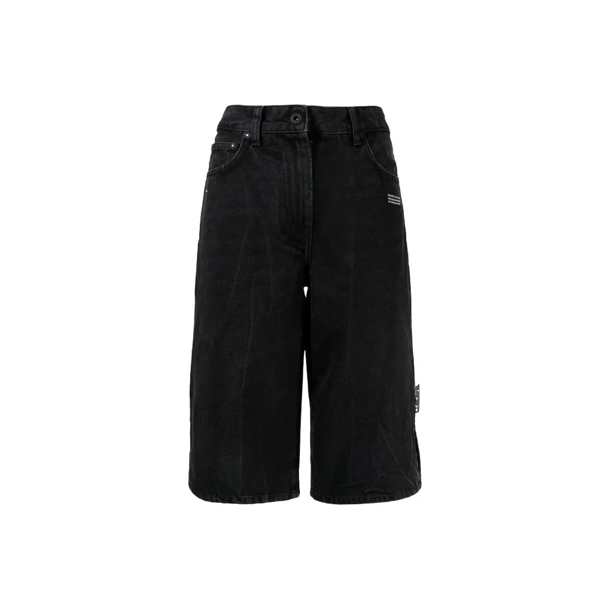 OFF-WHITE Logo-print Knee-length Shorts
