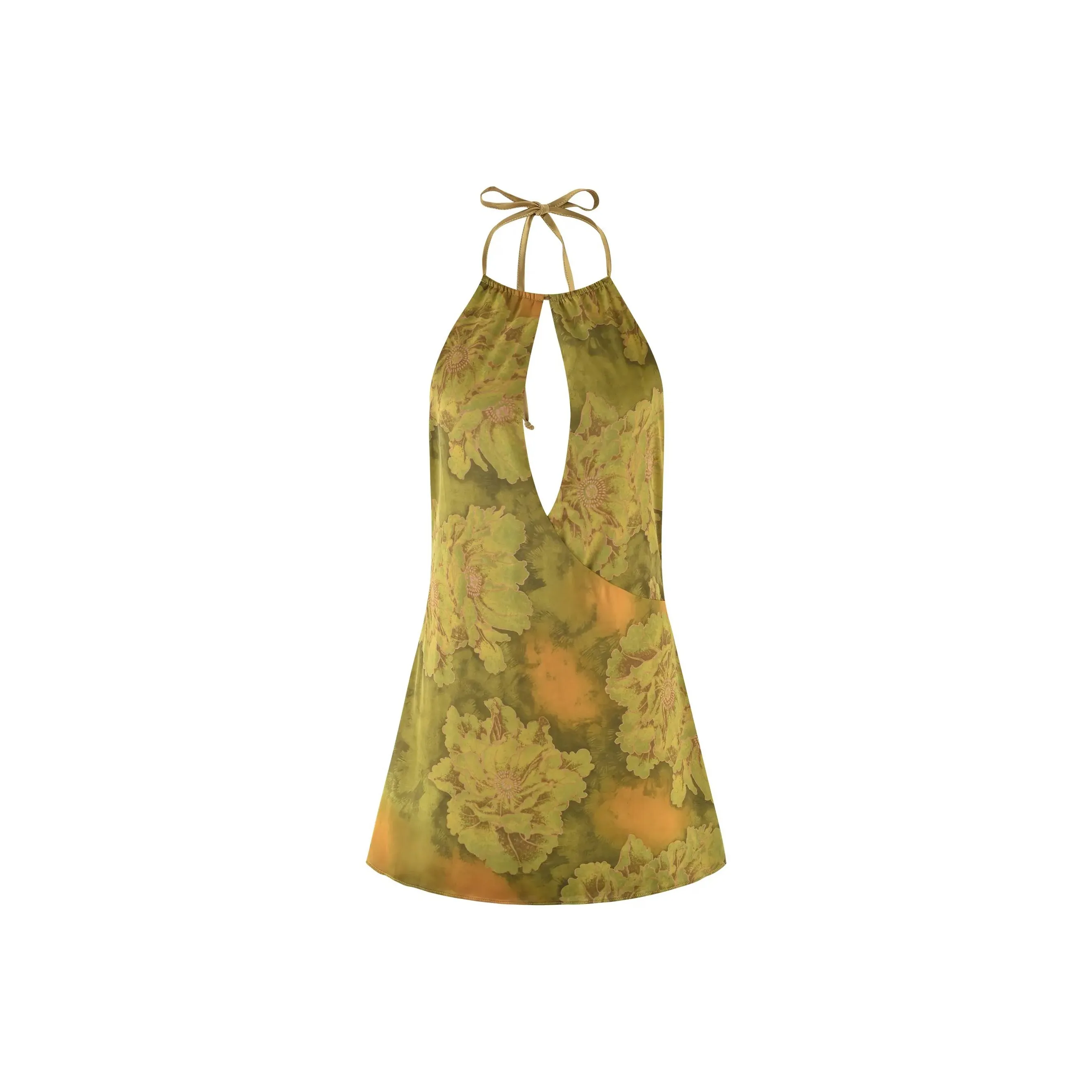 Tiger Mist MONROE Платье Без рукавов Женское Зеленое