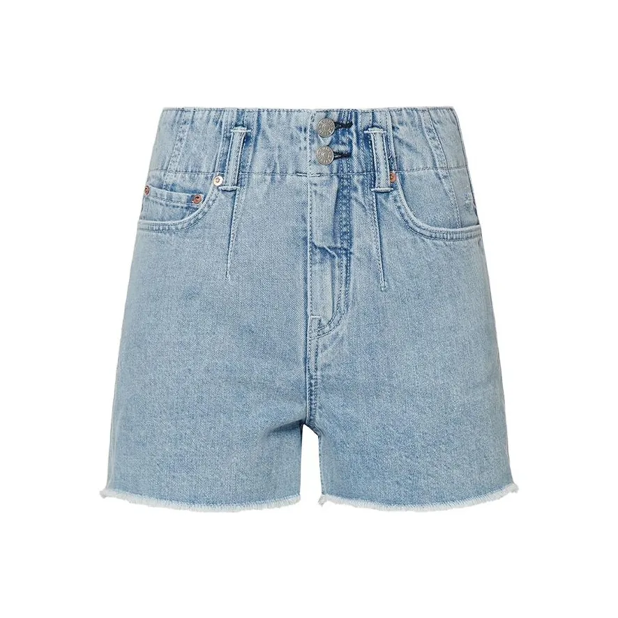 EVISU Синие Женские Джинсовые Шорты