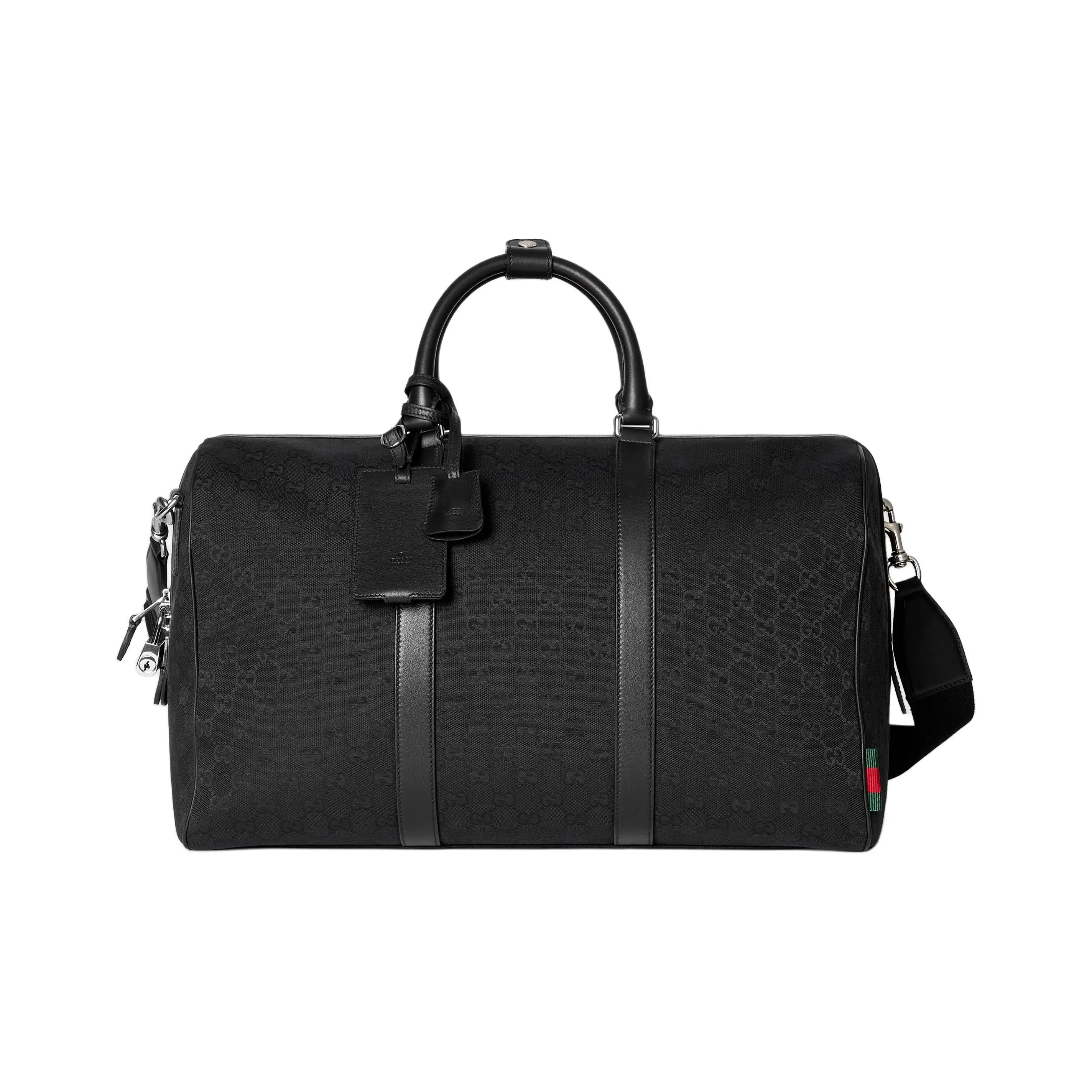 GUCCI GG Canvas Travel Bag Men's Black