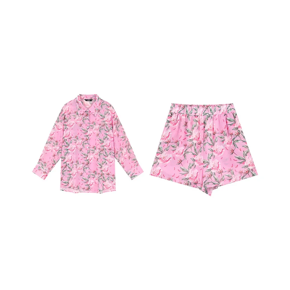 ELF SACK Casual Suits Women's Summer Pink